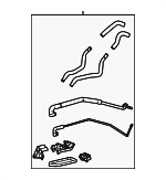 8871008170 - : Hose &amp; Tube Assembly for Toyota: Sienna Image