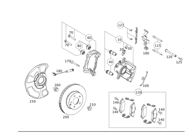 4214765 - Brake System: Parts Kit, Bleed Valve for Mercedes-Benz Image image