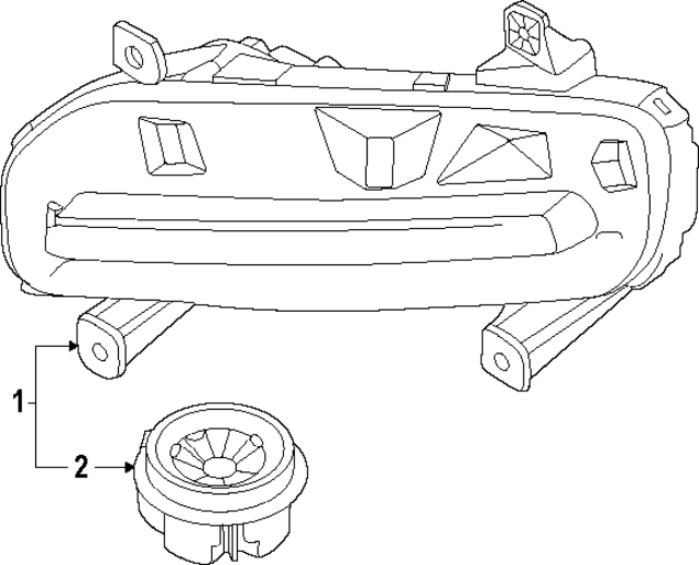 92202K0500 - : Fog Lamp Assembly for Kia Image