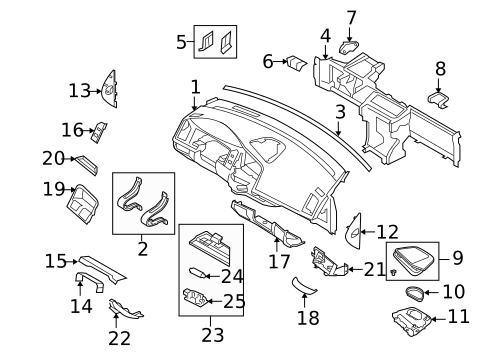 Instrument Panel for 2016 Volvo XC60 #0