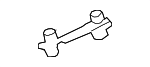 631870R010 - Body: Retaining Bracket for Toyota Image