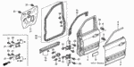 90143S84A00 - Body/Air Conditioning: BOLT, FLANGE (8X22) (12.5MM) for Honda Image