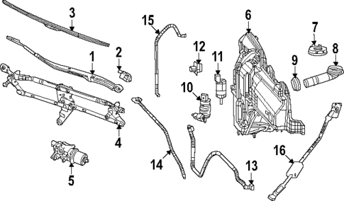 Headlamp Washers/Wipers for 2024 Jeep Grand Cherokee #0