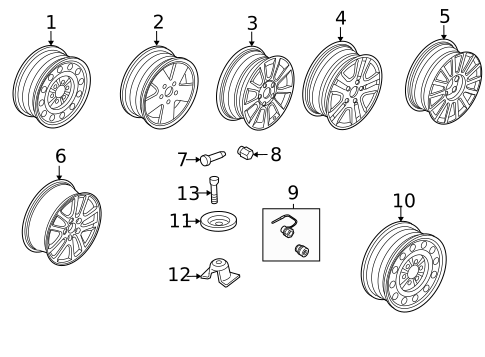 Wheels for 2006 Ford Fusion #0
