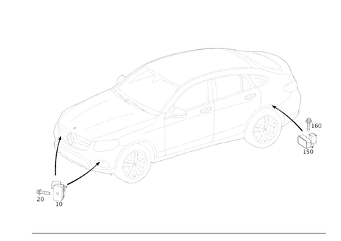 Electrical Parts for Suspension Adjustment for 2021 Mercedes-Benz GLC63 AMG S #0