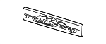 75728TGSA01 - Body: Nameplate for Honda Image