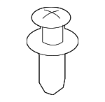 668202DV0A - Body: Cowl Grille Clip for Nissan Image