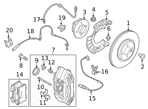 Brake Components for 2013 Mini Cooper #1