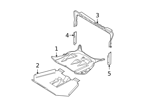 Splash Shields for 2005 Volvo XC90 #0