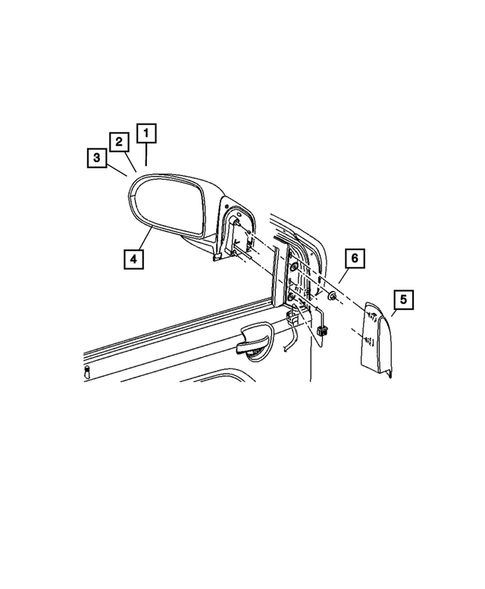 Exterior Mirror for 2011 Jeep Patriot #0