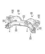 68739468AA - Front Suspension: Lock Washer for Mopar Image