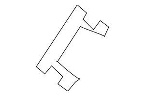 4D0857836A01C - Electrical: Seat Belt Lap and Shoulder Belt Bracket for Audi Image