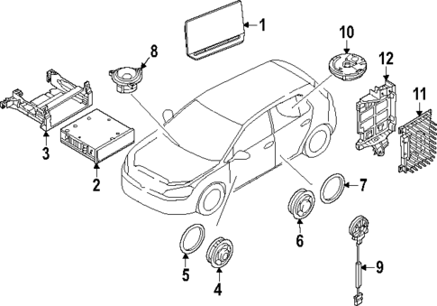 Sound System for 2025 Volkswagen Golf R #0