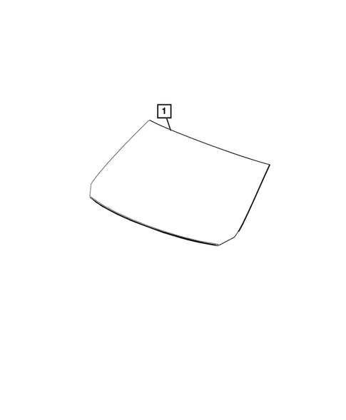 Glass and Interior Rear View Mirror for 2015 Jeep Cherokee #0