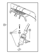 5016511AA - Mopar Accessories - Component Parts: Cargo Tie Down Strap for Mopar Image image