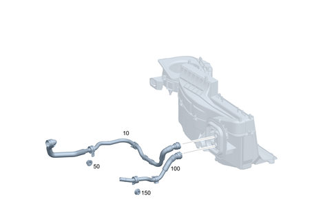 Heating Water Line for 2025 Mercedes-Benz EQB 300 #0