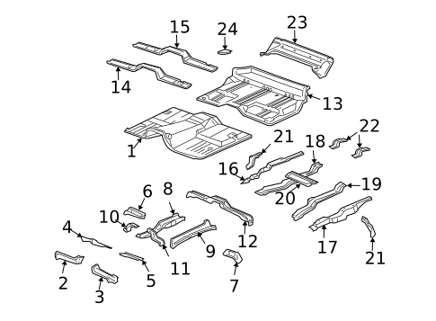 Floor for 2007 Hummer H2 #0
