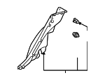 2004-2009 Lexus Lower Quarter Trim