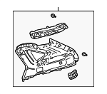 624700E060B0 - : Upper Quarter Trim for Lexus: RX330, RX350, RX400h Image
