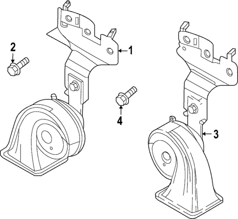 Horn for 2023 Mazda MX-30 EV #0