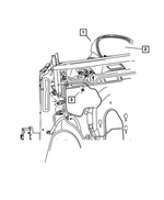 1GD72GBSAE - : Outside, Rearview, Electric, Heated Mirror, Right for Mopar Image