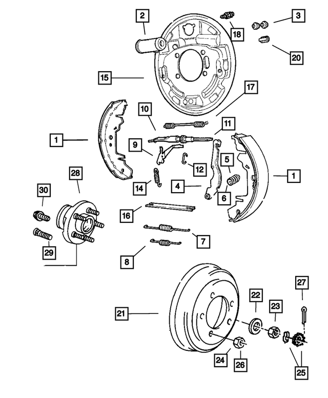 4797661 - : Mopar Lever Rear Wheel Brake Adjust for Mopar Image