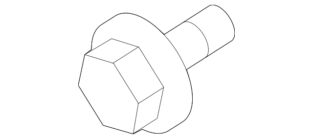 Inner Panel Screw - Porsche (WHT-001-886)