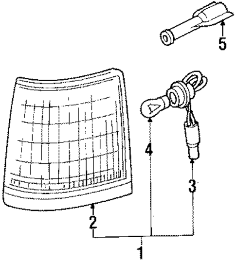 Side Marker Lamps for 1990 Hyundai Sonata #0