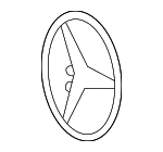 2328170700 - Body: Emblem for Mercedes-Benz Image