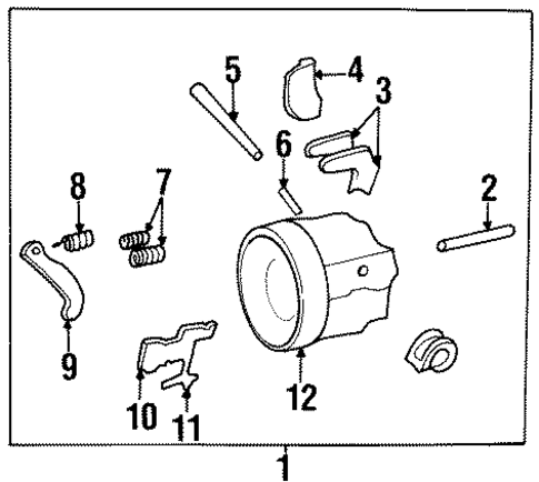 Upper Components for 1997 Buick LeSabre #0