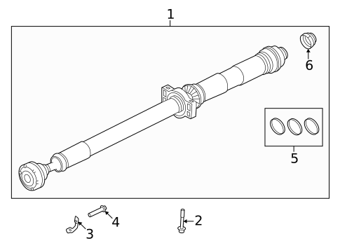Drive Shaft for 2023 Land Rover Range Rover #1