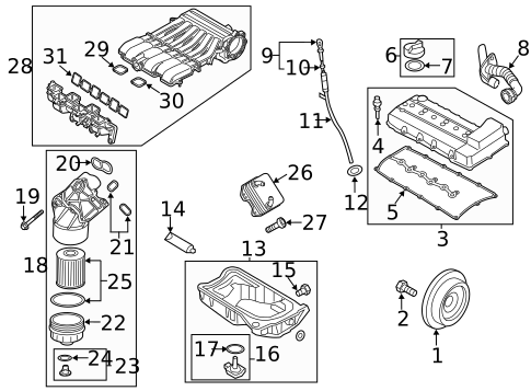Engine Parts for 2023 Volkswagen Atlas #0