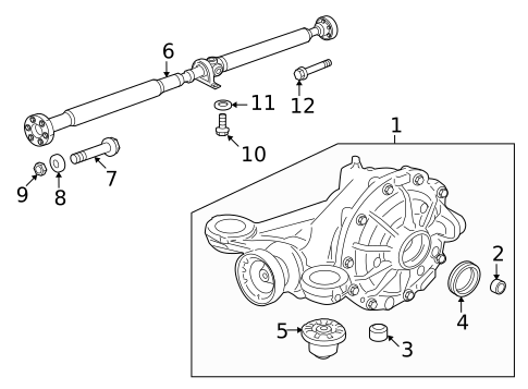 Axle & Differential for 2010 Jaguar XFR #0