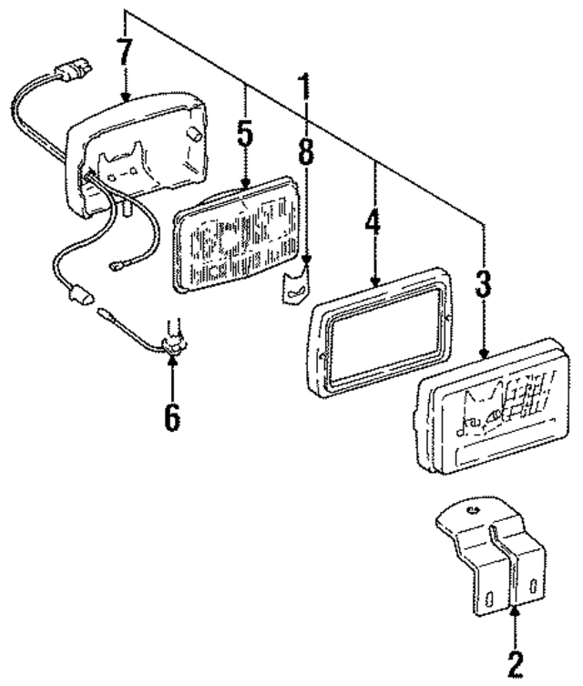 55054604 - Electrical: Fog Lamp Assembly for Mopar Image