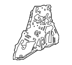 64301TGGA00ZZ - Body: Wheel Housing Side Panel for Honda: Civic Image