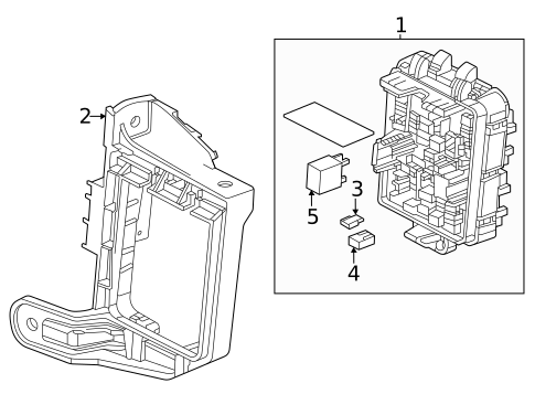 Fuse & Relay for 2022 Chevrolet Suburban #2