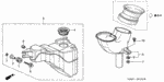90401P5A000 - Electrical/Exhaust/Heater/Fuel: COLLAR, ACTUATOR for Acura Image