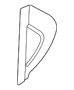 2546804800 - Body: Instrument Panel Side Cover for Mercedes-Benz Image