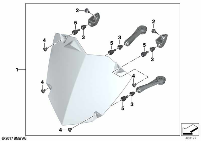 77338529166 - Protection: Snap-Lock Ball Pin - Kd=7, L=24mm for BMW-Motorrad Image