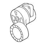 11287512758 - Cooling System: Tension Pulley for BMW: 323i, 325Ci, 325i, 325xi, 328i, 330Ci, 330i, 330xi, 525i, 528i, 530i, M3, X3, X5, Z4 Image