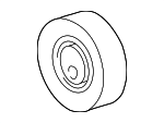 11281748131 - Cooling System: Tension Pulley for BMW: 318i, 318is, 318ti, 323Ci, 323i, 323is, 325Ci, 325i, 325is, 325xi, 328Ci, 328i, 328is, 330Ci, 330i, 330xi, 525i, 528i, 530i, M3, X3, X5, Z3, Z4 Image