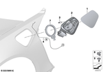 51177372956 - Bodywork: Charging Lid, Primed for BMW Image