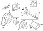 995621000 - Brakes: Brake Hose Gasket for Mazda Image