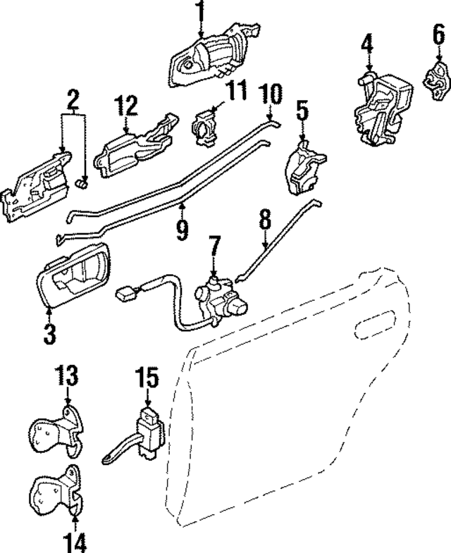 72125ST7003ZB - Body: Handle Bezel for Acura Image