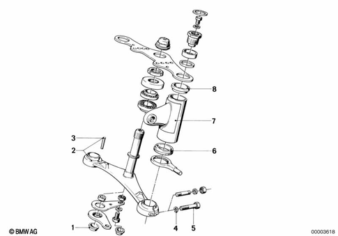 Telescopic Forks, Telelever for 1985 BMW-Motorrad R 100 RT #4