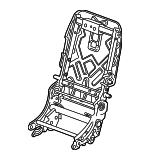 84628143 - Body: Seat Back Frame for Buick: Enclave | Chevrolet: Traverse, Traverse Limited Image