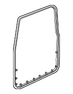 5017462AH - : Front Door Weatherstrip, Right for Mopar Image