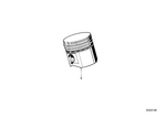 11251735755 - Engine: Mahle Piston for BMW Image