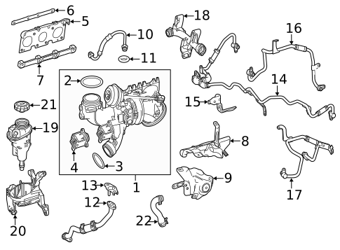Exhaust Manifold for 2019 Mercedes-Benz GLS 450 #0