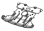 68375444AC - Belts &amp; Cooling: Radiator Support Splash Shield for Mopar Image